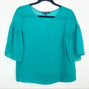 2/$25 Happening In The Present Teal Top Small
